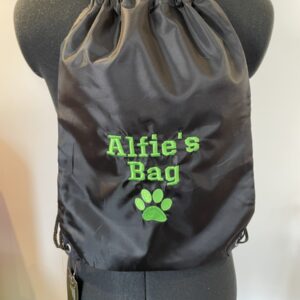 Personalised Dog Drawstring Bag Jadens Gifts based Norfolk, Suffolk, Cambridgeshire and Essex